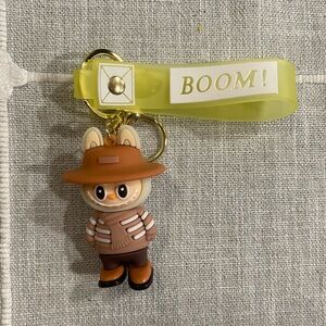 Labubu 3D Rubbery Vinyl Keychain & Strap